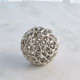 Jali Ball-Antique Nickel- Small-كوره - نيكل عتيق - صغير
