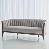Channel Back Sofa-Silver Smith (اريكة شانيل-فضية)