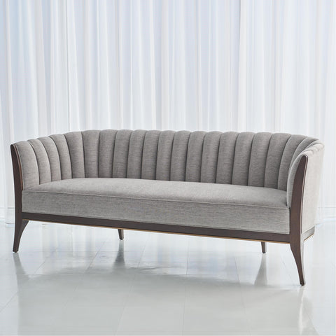 Channel Back Sofa-Silver Smith (اريكة شانيل-فضية)