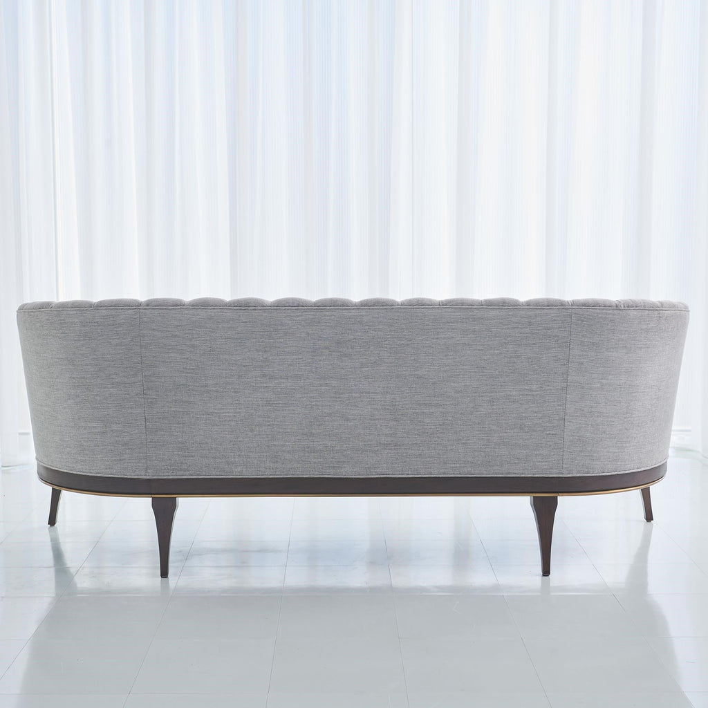 Channel Back Sofa-Silver Smith (اريكة شانيل-فضية)