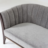 Channel Back Sofa-Silver Smith (اريكة شانيل-فضية)