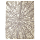 Vortex Rug-Ivory/Natural/Grey-5' x 8'(سجادة دوامة - عاجي / طبيعي / رمادي - 5 'x 8')