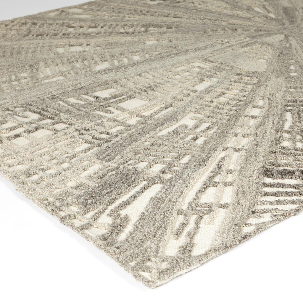 Vortex Rug-Ivory/Natural/Grey-5' x 8'(سجادة دوامة - عاجي / طبيعي / رمادي - 5 'x 8')