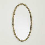 Artiste Oval Mirror-Brass