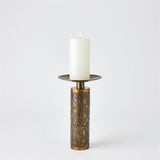 Paten Candle Holder-Antique Brass- Large-حاملة شموع - نحاس أنتيك - كبير