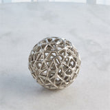 Jali Ball-Antique Nickel- Small-كوره - نيكل عتيق - صغير