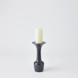 Calyx Candle Holder-Black- Small-حامل شموع دائري - أسود - صغير