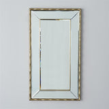 Bamboo Mirror-Antique Brass-مرآة الخيزران-ذهبي عتيق