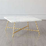 Elder Cocktail Table-Gold Leaf-طاولة وسط - ورقة الذهب