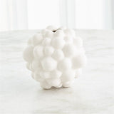 Bubble Vase-Volcanic White- Large-مزهرية فقاعية-بركانية بيضاء- كبير