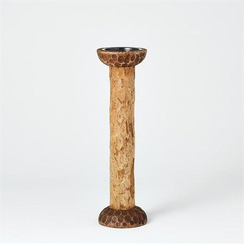 Abala Carved Pillar Holder-Large(شمعدان - كبير)