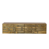 Abstract Block Cabinet-Brass(1)