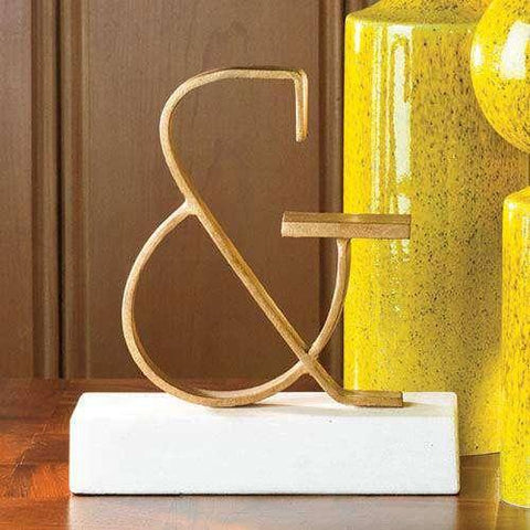 Ampersand Objet-Gold