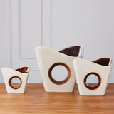 Aperture Vase-Large(مزهرية  مفرغة من الوسط - كبيرة)