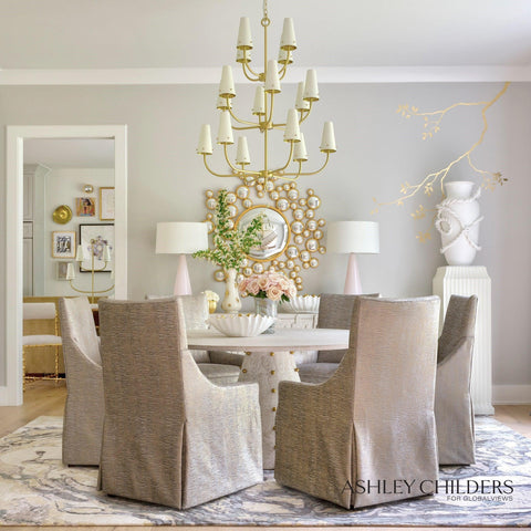 Aquarius Mirror-Gold Leaf finish(مرآه -ذهبي)