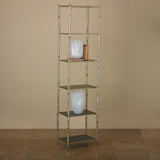 Arbor Etagere-Nickel/Black Granite(رفوف من النيكل بأسطح من الغرانيت الأسود)