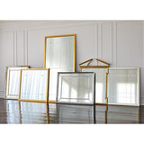 Beaumont Floor Mirror-Gold Leaf