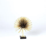 Boom Tabletop Sculpture-Brass-Small(تحفة على شكل الهندباء من النحاس - صغيرة)