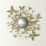 Butterfly Mirror-Satin Brass(مرآة فراشات - نحاس )