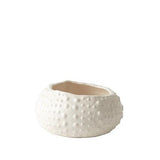 Ceramic Urchin Bowl-Matte White-Small(وعاء من السيراميك- مزخرف - أبيض صغير)