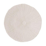 Ceramic Urchin Platter-Matte White-Large(طبق من السيراميك  - مزخرف - أبيض كبير)