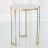Buy Channel Accent Table-Silver Leaf Online at best prices in Riyadh