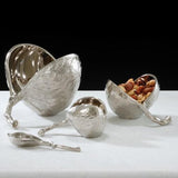 Chestnut Bowl-Nickel-Medium(طبق الكستناء من النيكل وسط )