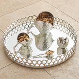Chestnut Bowl-Nickel-Medium(طبق الكستناء من النيكل وسط )