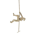 Climbing Woman-Wall Mounted-Thai Silver Leaf Wall Décor(جداريه تسلق- امرأة -  فضي)