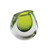 Color Drop Vase-Lime(مزهرية قطرة  الماء - زجاجية بلون أخضر فاتح)