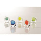 Color Drop Vase-Lime(مزهرية قطرة  الماء - زجاجية بلون أخضر فاتح)