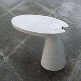 Buy Cone Cantilever Table-White Marble Online at best prices in Riyadh