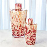 Confetti Shoulder Vase-Red/Beige-Small(مزهرية- أحمر / بيج - صغير)