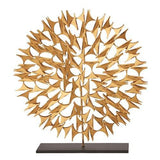 Cosmos Sculpture-Gold-Large(منحوتة كوزموس ذهبية اللون - كبيرة)