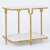 Curve Side Table-Gold(طاولة جانبية - ذهبي)