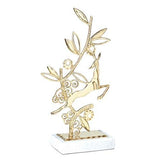 Enchanted Forest Sculpture-Brass finish(تمثال الغزال النحاسي)
