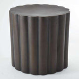 Fluted Table-Antique Bronze Finish