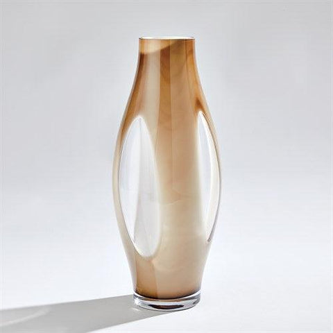 Fly Through Vase-Topaz-Lg