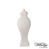 Garniture Urn-Matte White-Lg