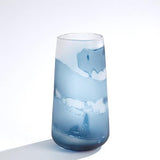 Glacier Vase-Blue-Small