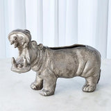 Hippo Planter-Silver(مزهرية زرع - فضي)