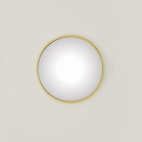Hoop Flat Mirror-Brass-Small