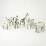Horse-Bright Silver sculpture(قطعة بشكل الحصان - لونها فضي لامع)