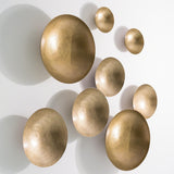 Indira Wall Bowl-Antique Brass-Medium size wall décor(سلطانية نحاسية أصفر أنتيكة جدارية حجم وسط مقاس 19*6 بوصة)