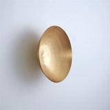 Indira Wall Bowl-Antique Brass-Small size wall décor(سلطانية نحاسية أصفر أنتيكة جدارية حجم صغير مقاس 13*5 بوصة)