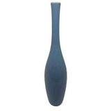Juggler Vase-French Blue-Large(مزهرية بشكل قارورة - بلون أزرق- كبيرة )