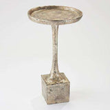 Buy Kedge Accent Table-Silver Leaf Online at best prices in Riyadh