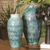 Lady Lo's Vase-Teal-Large(مزهرية ليدي لو - أزرق مخضر - كبير)