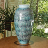 Lady Lo's Vase-Teal-Small(مزهرية ليدي لو - أزرق مخضر - صغير)