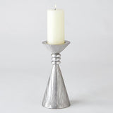 Leaf Candle Holder-Nickel-Large(شمعدان - نيكل - لارج )